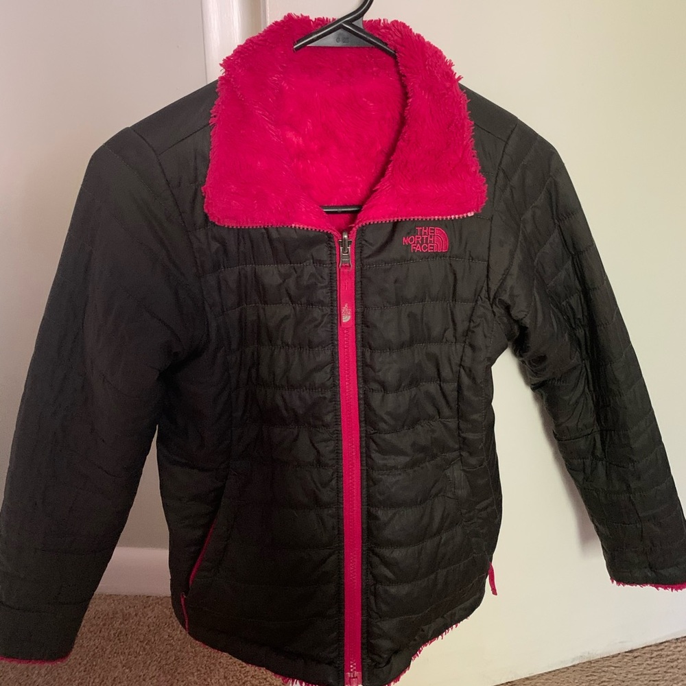 Girls Reversible North Face Jacket